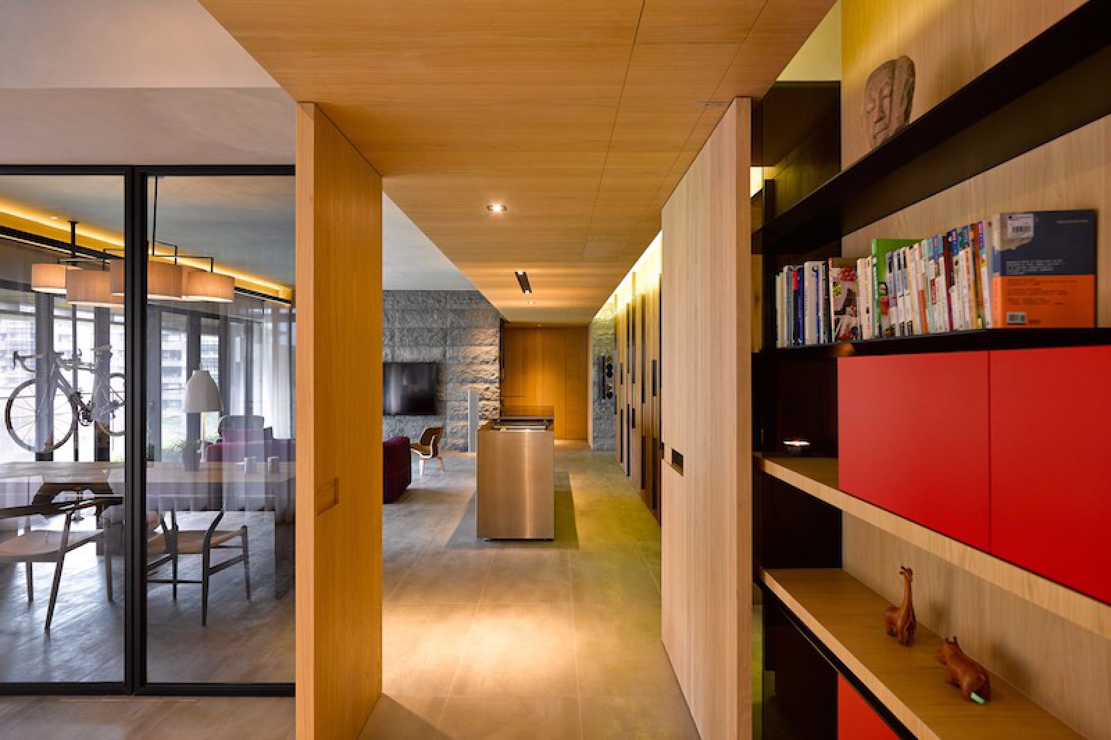 台北230m²一分三住宅设计-36