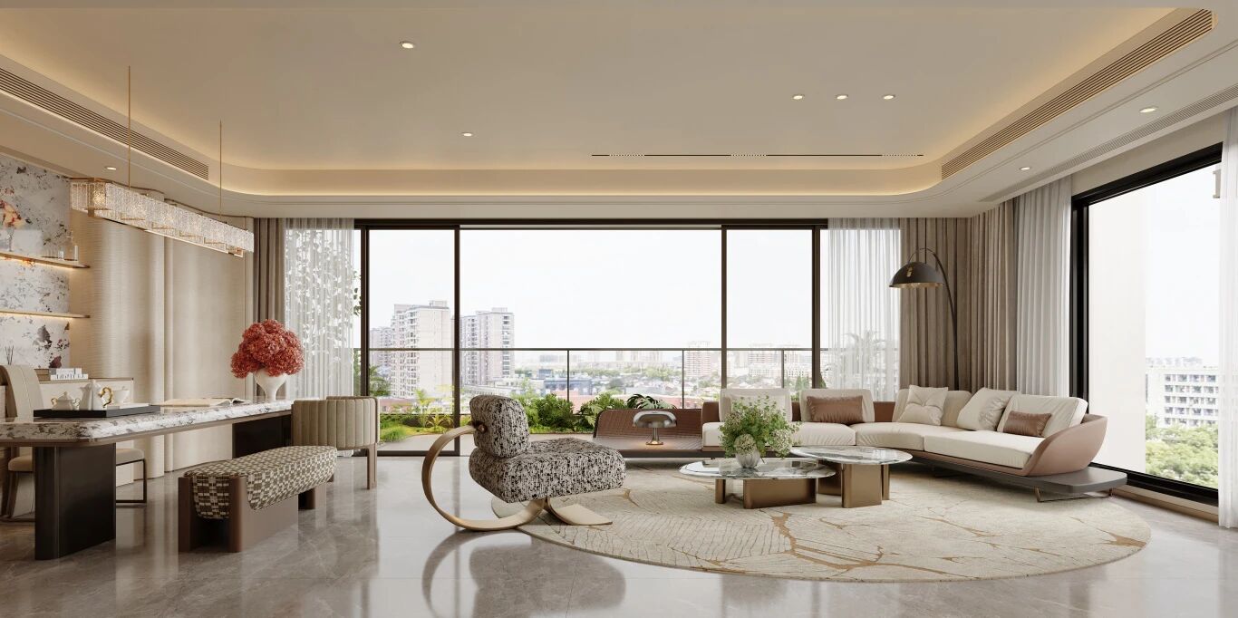 国贸天琴樾丨中国福州丨木易空间设计-7