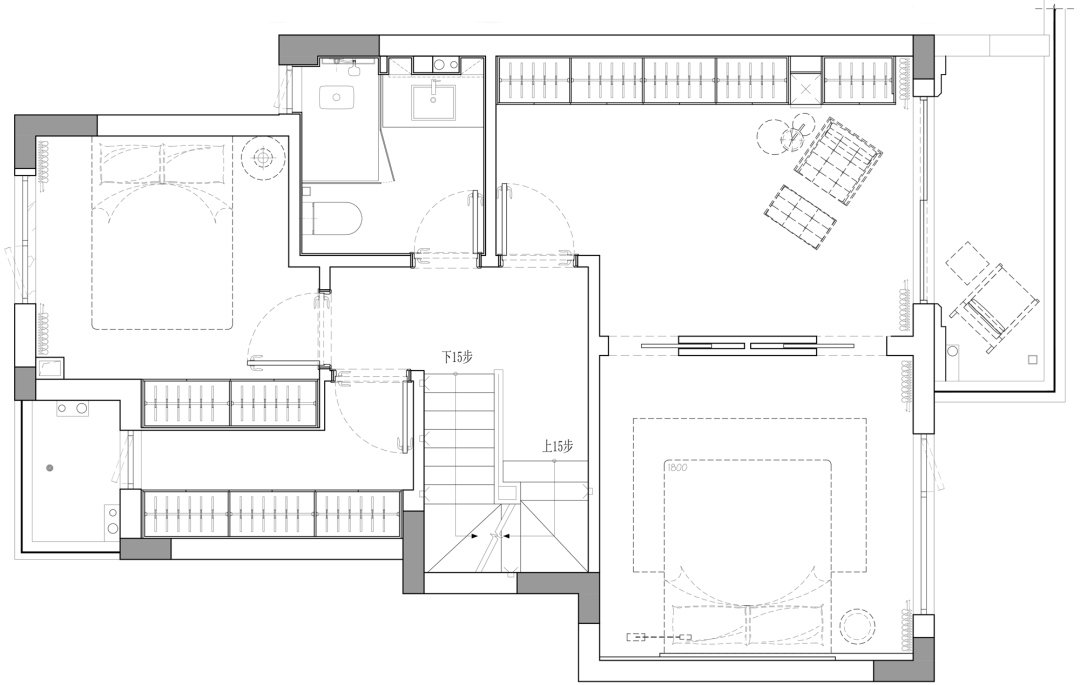 纯净自由的空间韵律·杭州叠排别墅设计丨中国杭州丨菲拉设计-98