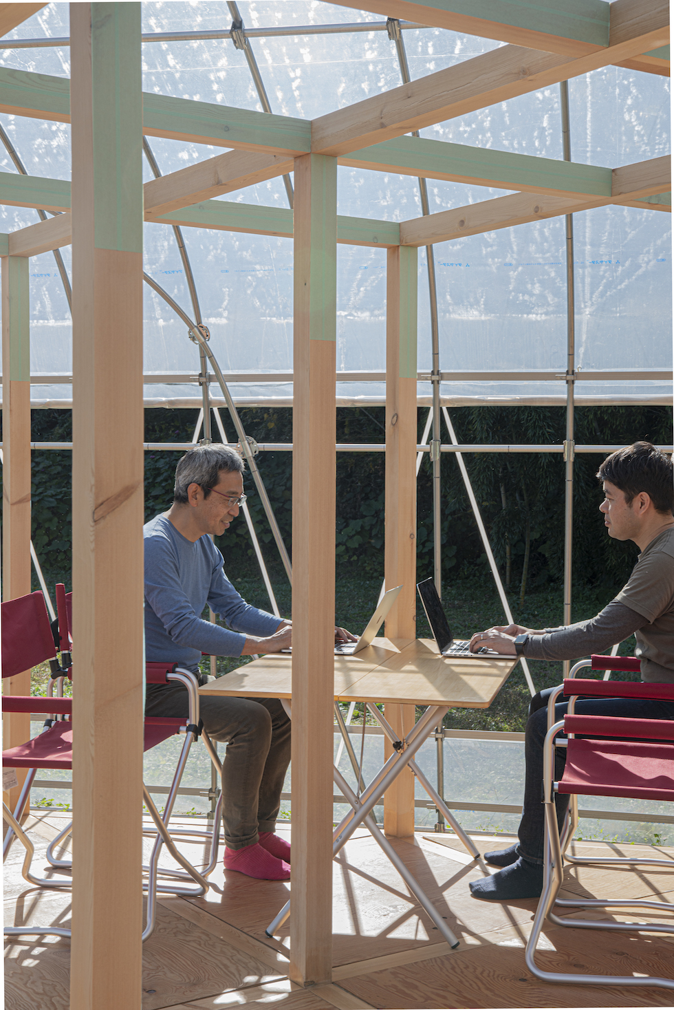 “绿色基地”装置丨日本千叶丨UENOA architects-32