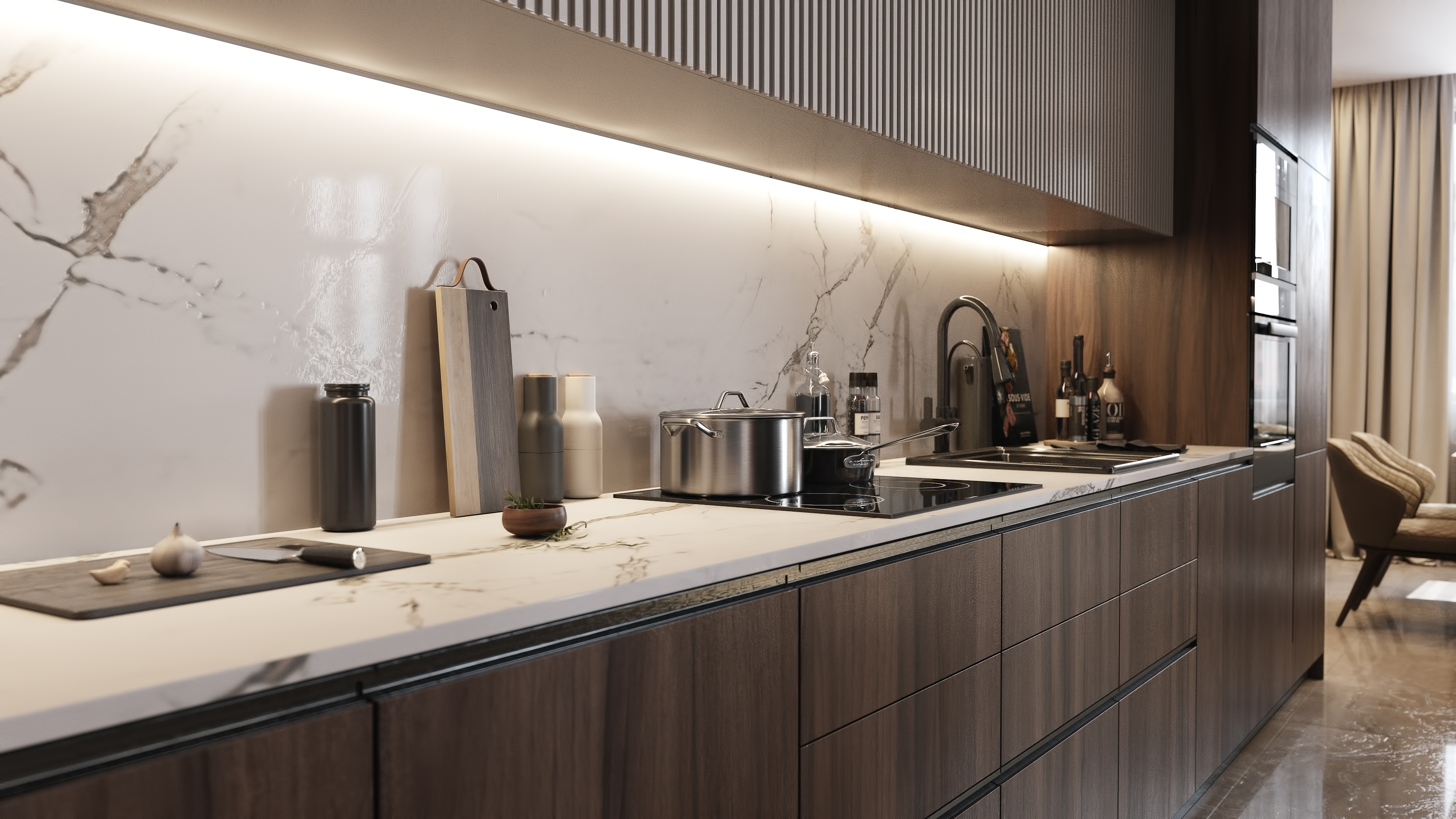 Visualization of an apartment for a couple-1