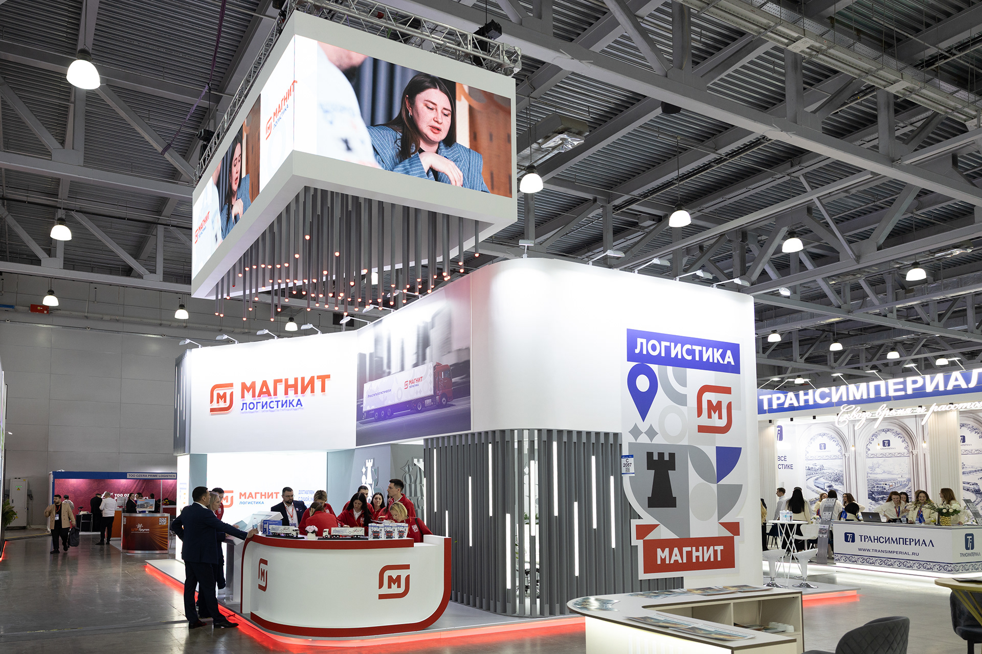 Магнит Логистика выставочный стенд-3