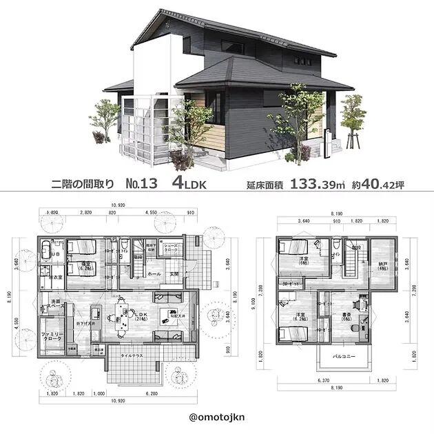 日式住宅附平面图案例-33
