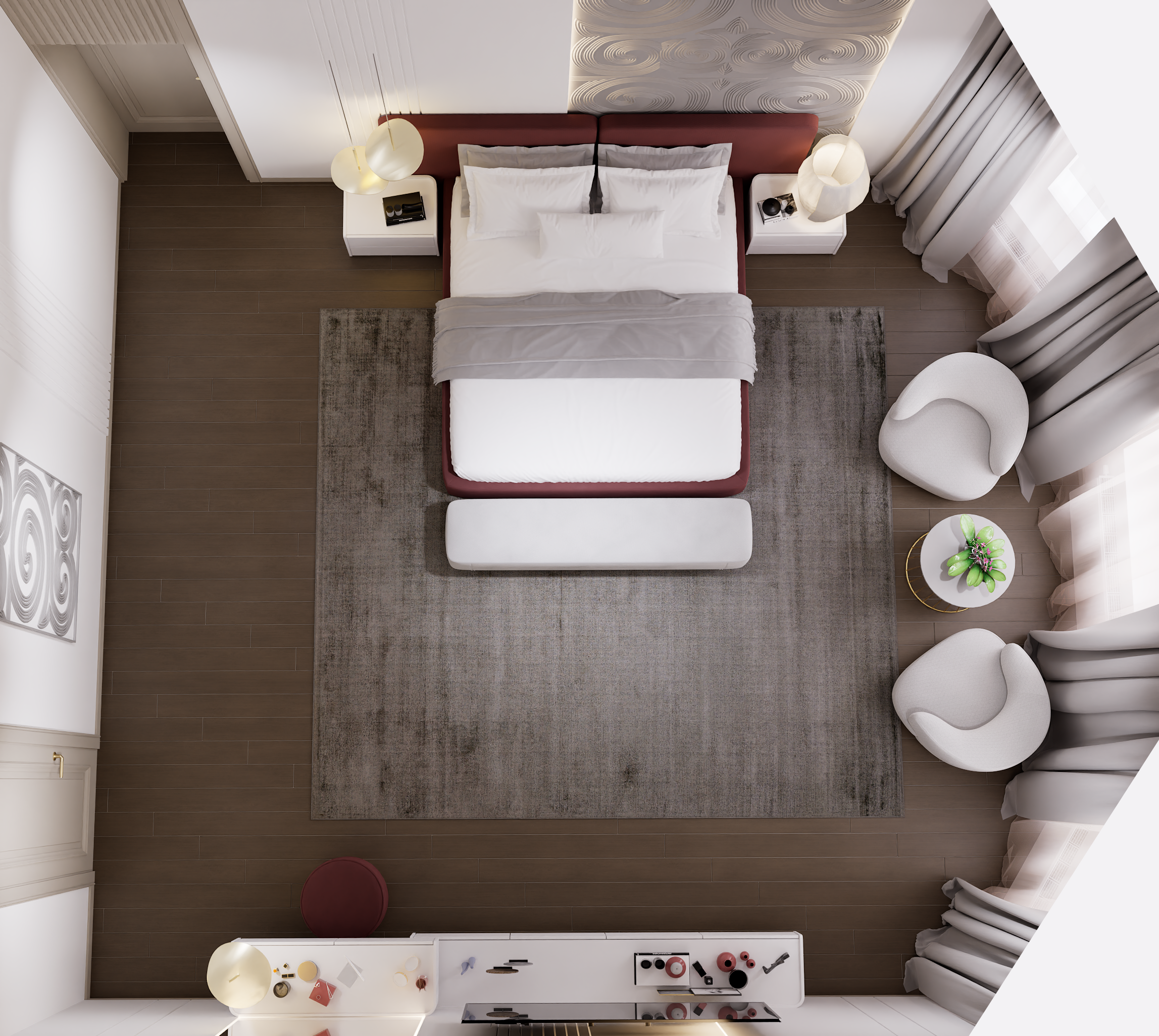 The modern bedroom-5