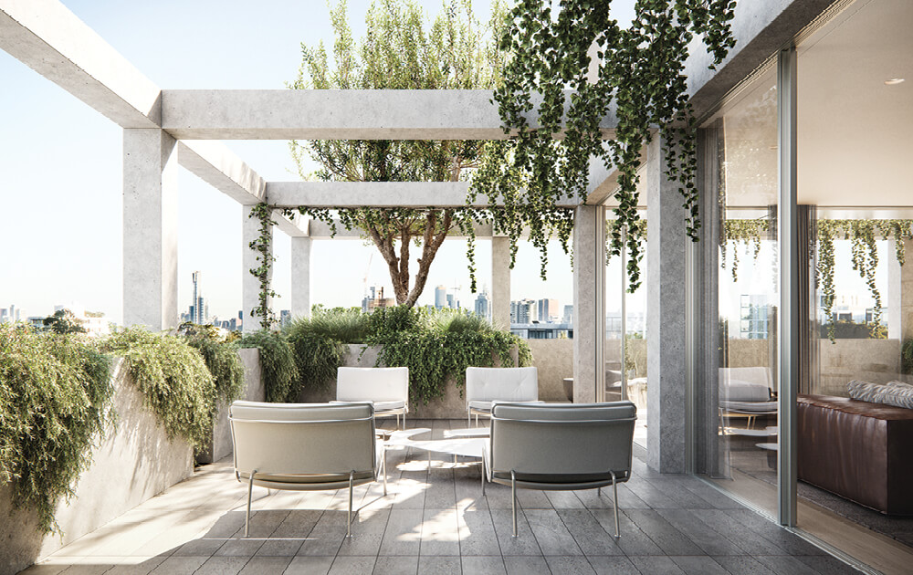 墨尔本极简全混凝土框架公寓楼丨澳大利亚墨尔本丨澳大利亚建筑工作室 Carr-63