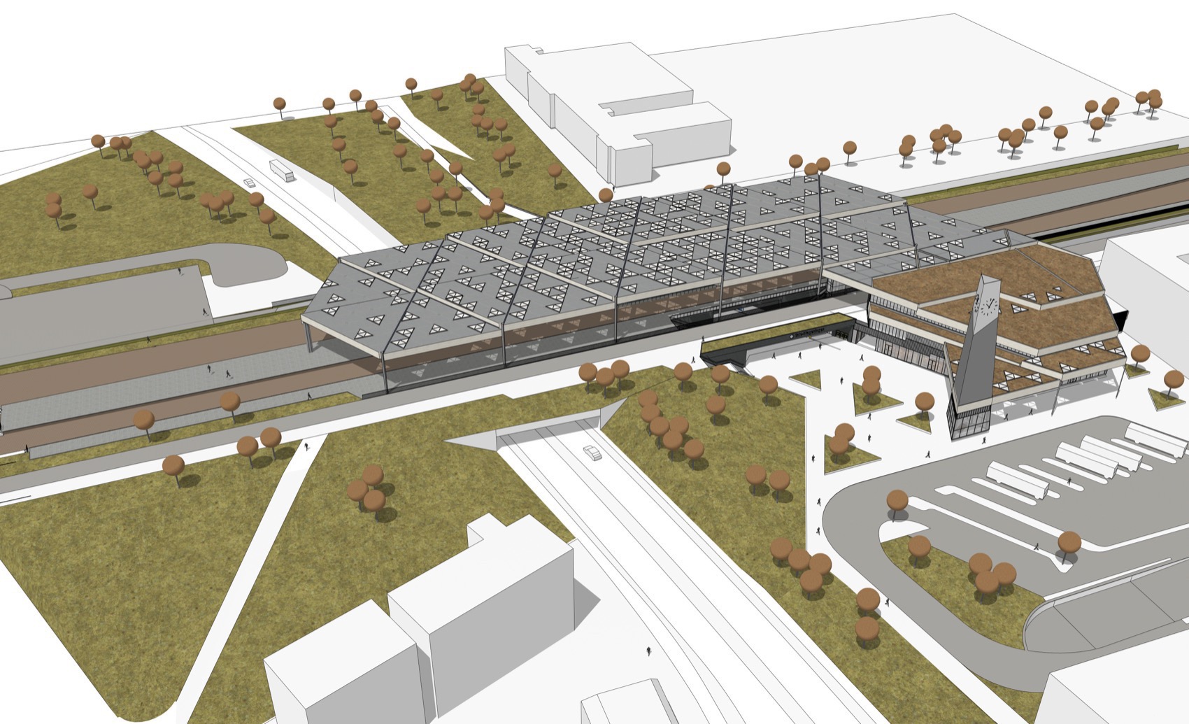 EdeWageningen 火车站丨荷兰丨Mecanoo+Royal HaskoningDHV-12