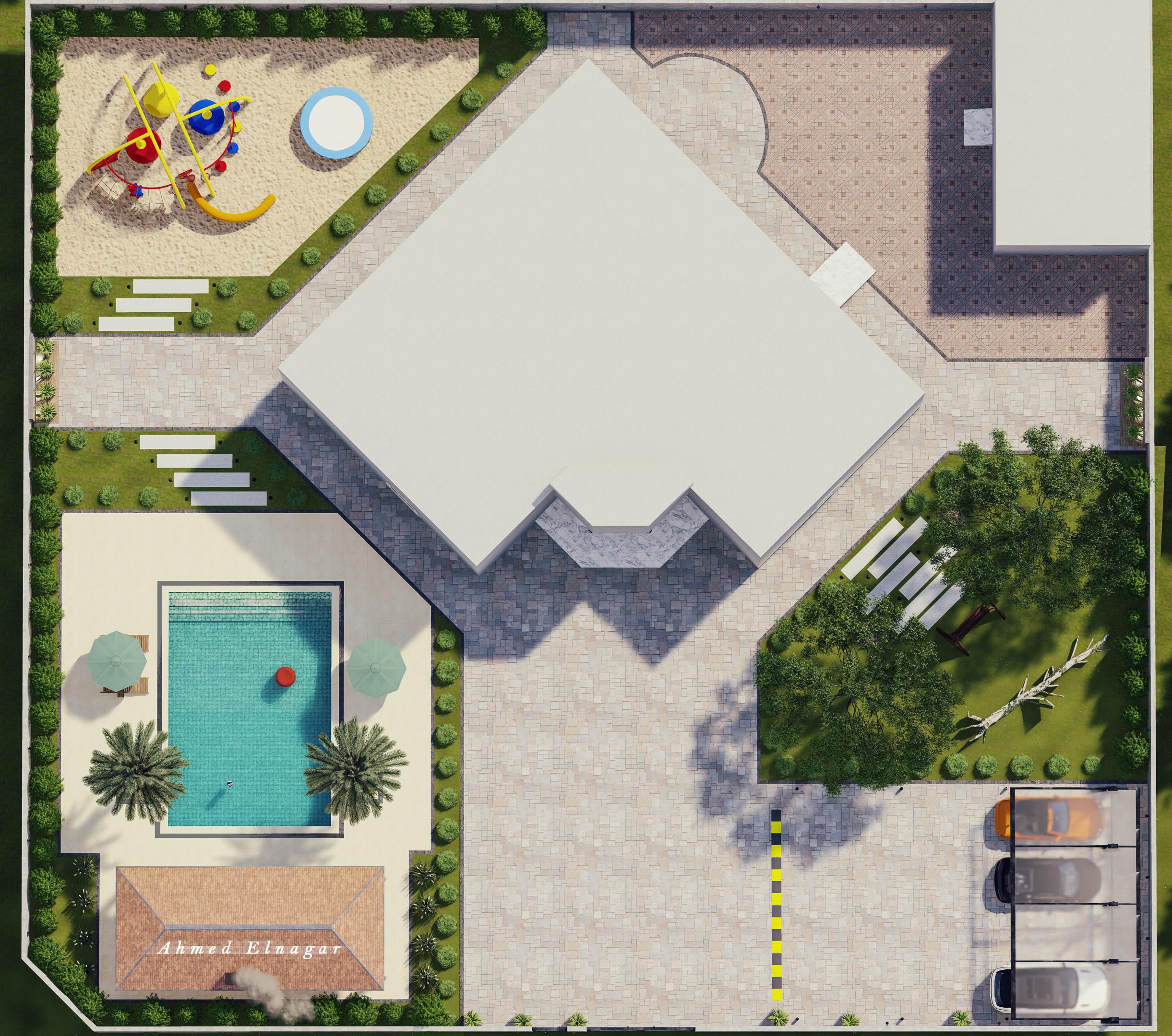 别墅花园设计 20丨阿联酋迪拜-11