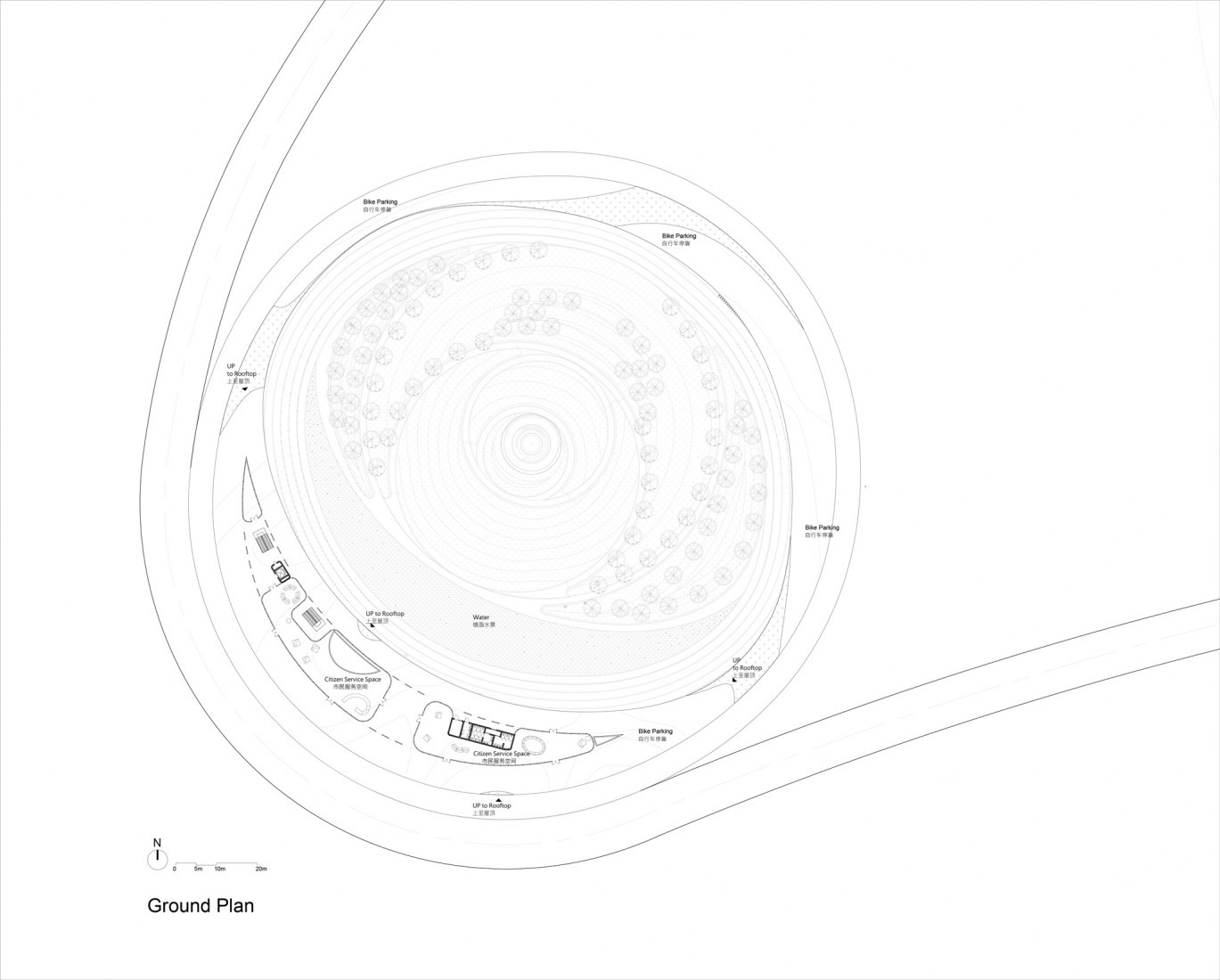海口海滨公共亭第6号站“天空之山”丨中国海口丨藤本壮介建筑事务所-55