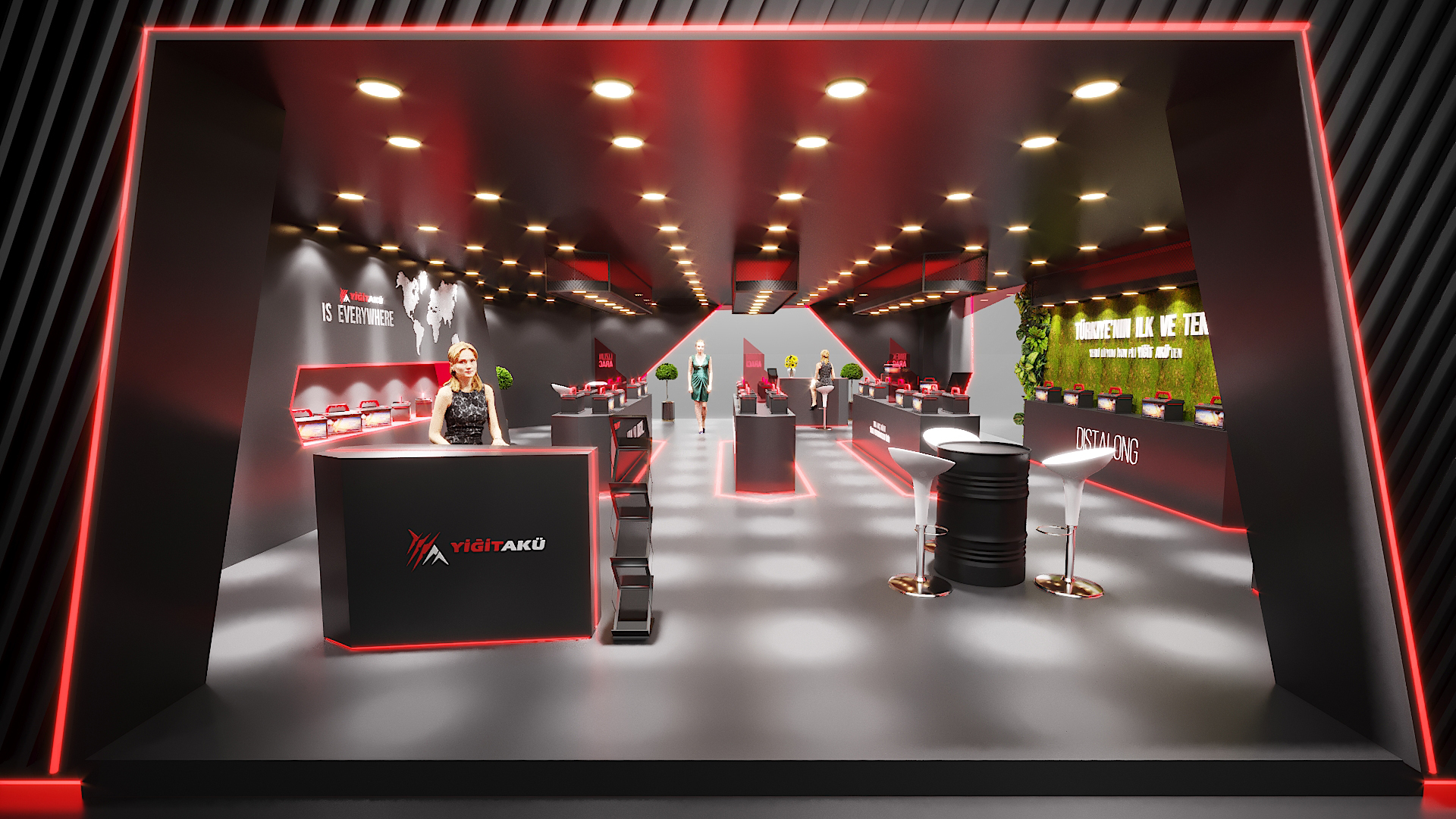 YİĞİT AKÜ / 2020 EXHIBITION STAND DESIGN-14