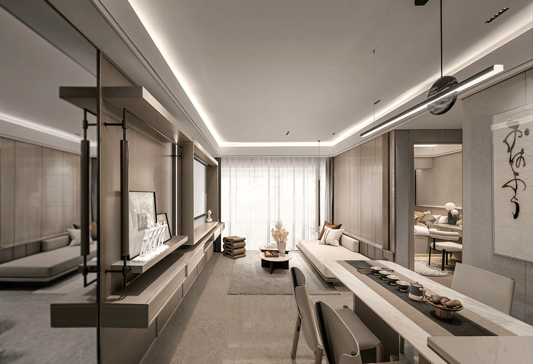 广州金茂万科·都会四季72户型丨中国广州丨深圳GNU金秋设计-27