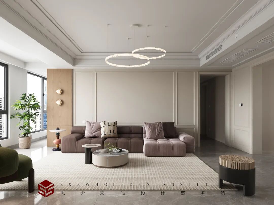 思舍全案|从「精装模板」到「私属定制」：一场软装设计的空间炼金术-14