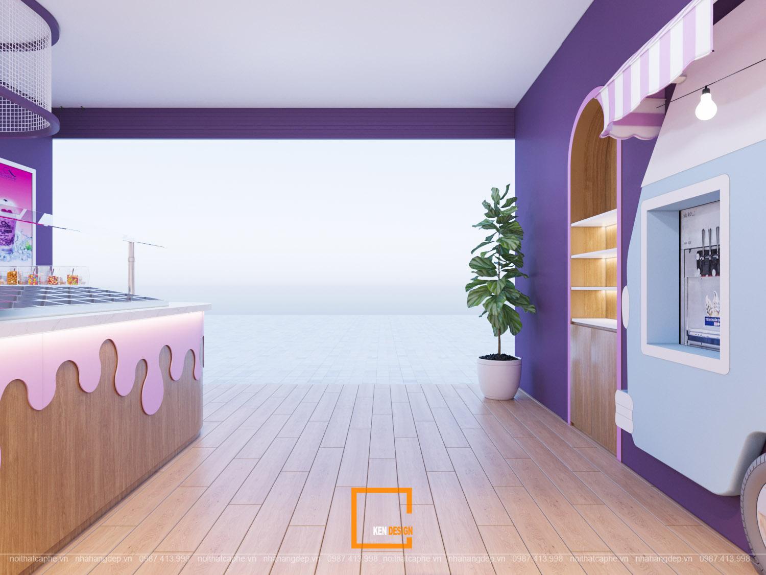 Rainbow Yogurt冰淇淋店（芽庄禄清分店）设计丨越南丨Ken Design-15