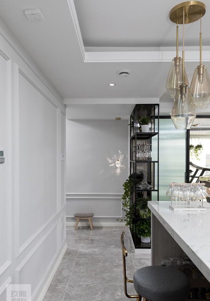 陆离设计师打造开放式平层空间,卧室变吧台书房-48