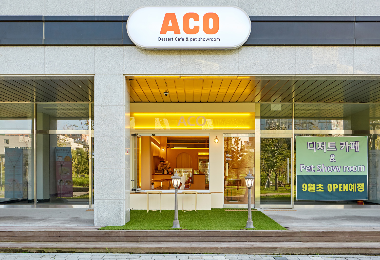 韩咖啡店设计 | 照明点亮 14 平空间-2