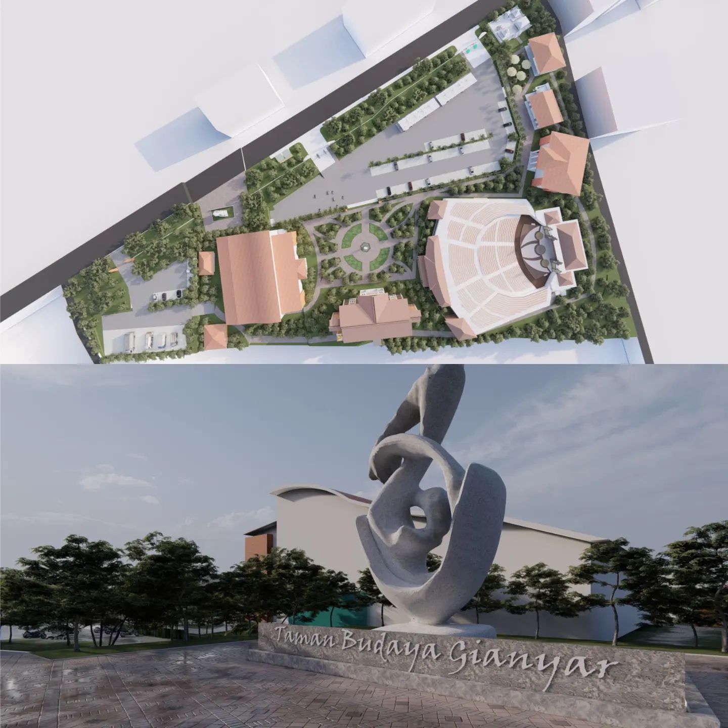 Gianyar Cultural Park - Architectural Design Studio 4-1