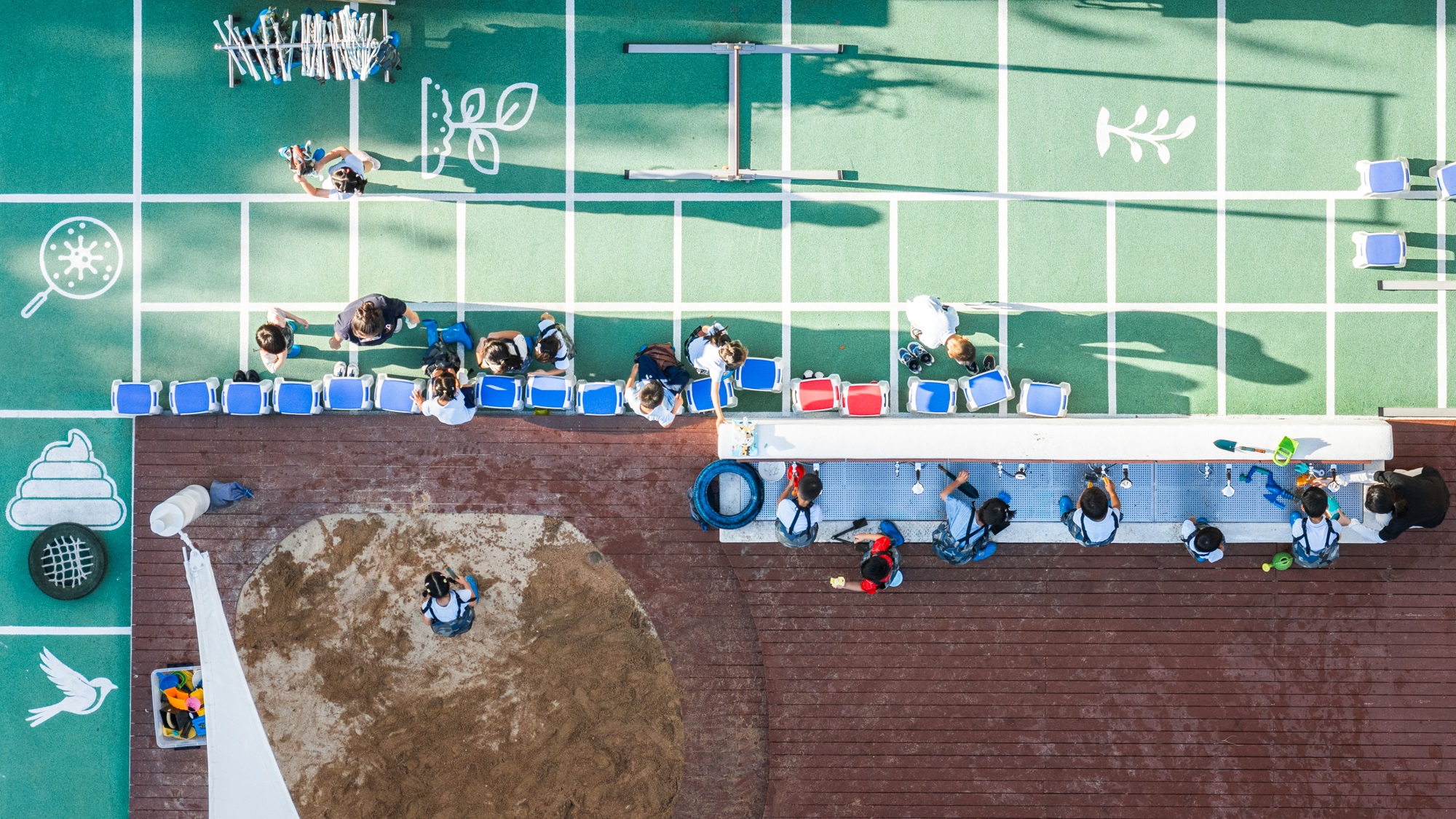 飞行棋幼儿园（上海市徐汇区科技幼儿园文定园景观提升）丨中国上海丨VIA维亚景观-42