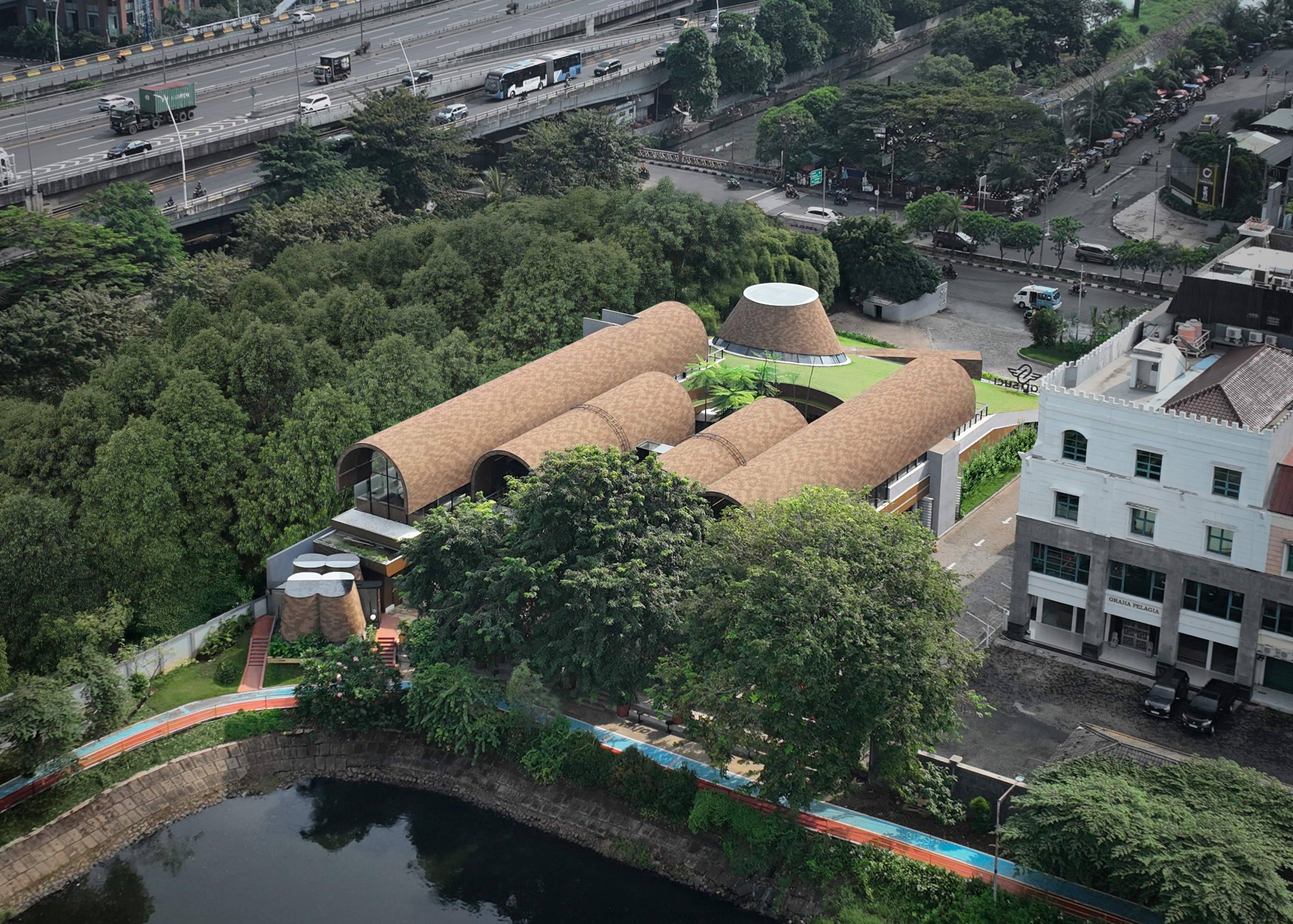 被坡地庇护的花园商业,RAD+ar丨印度-15