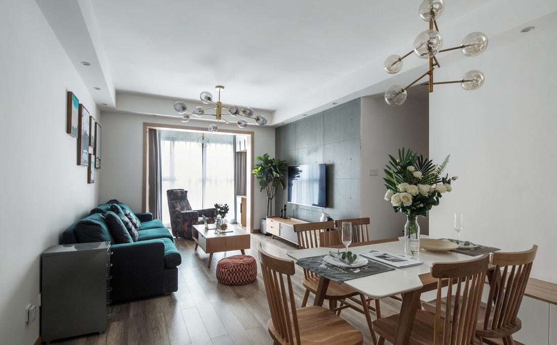 如懿设计丨北欧风平层丛林秘语-1