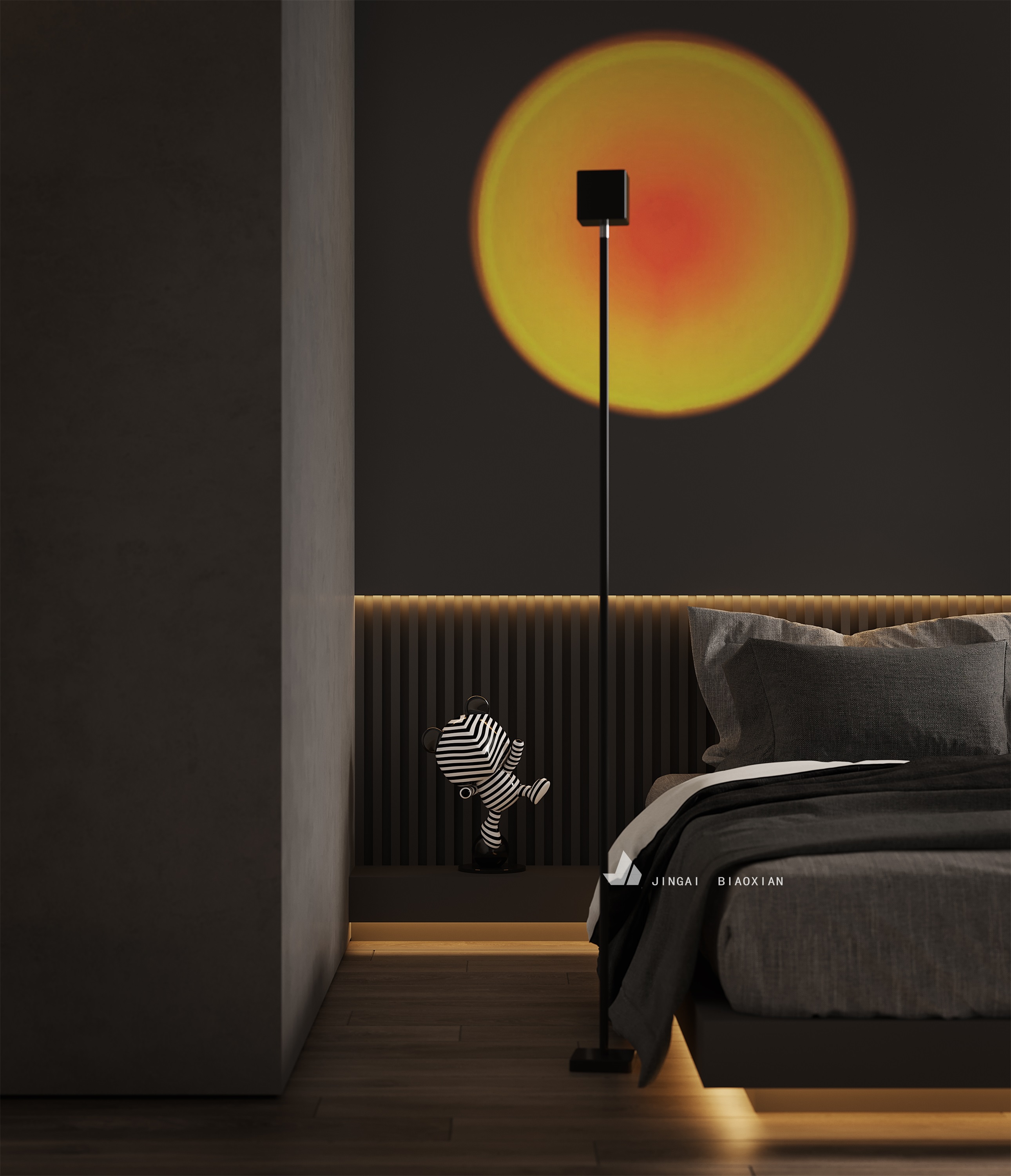 金该视觉呈现的时尚办公空间丨朱晨毅-19