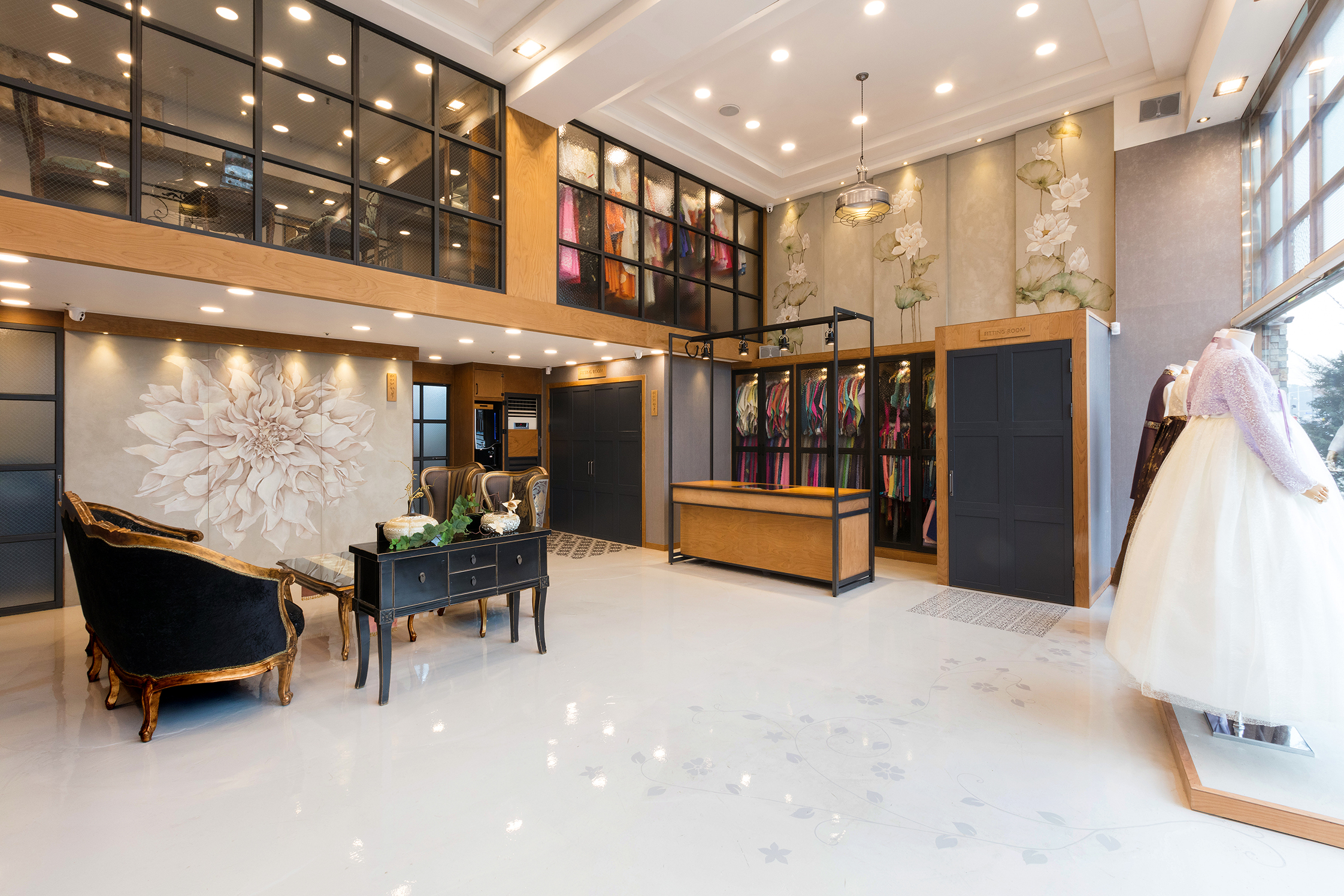 50 坪韩服专卖店 高雅精致空间设计-2