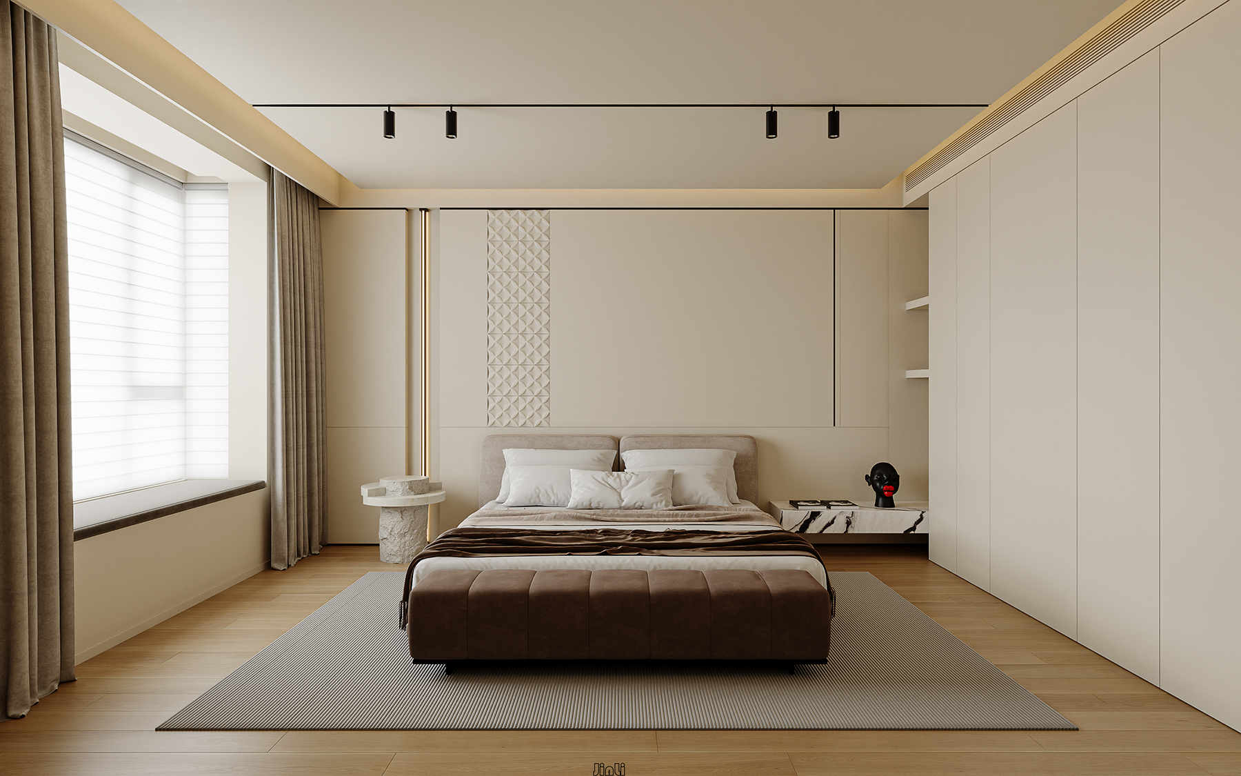 奶油风家装效果～-11