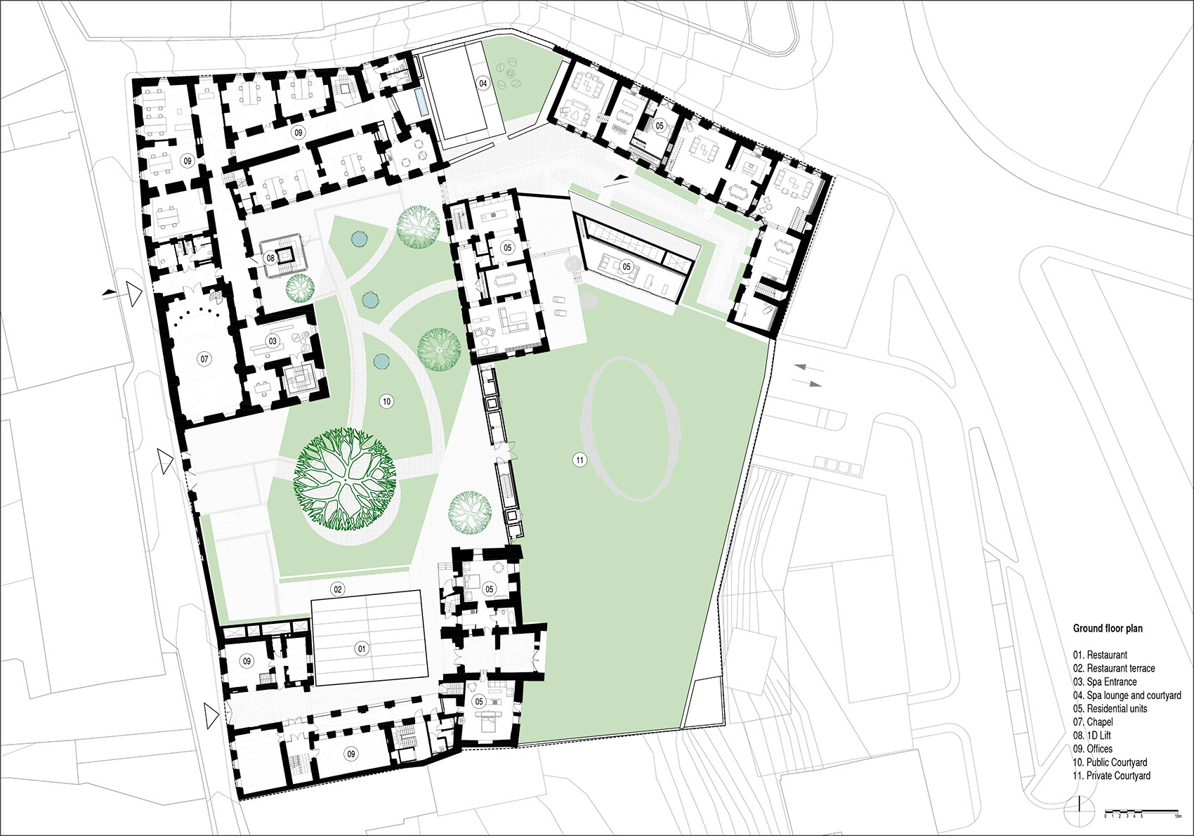立陶宛 Boksto Skveras 综合体修复和改造丨立陶宛维尔纽斯丨Studio Seilern Architects-30