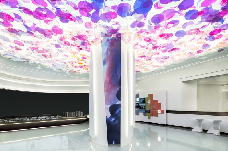 上海中海长宁第售楼处——炫彩烟花美学空间-28