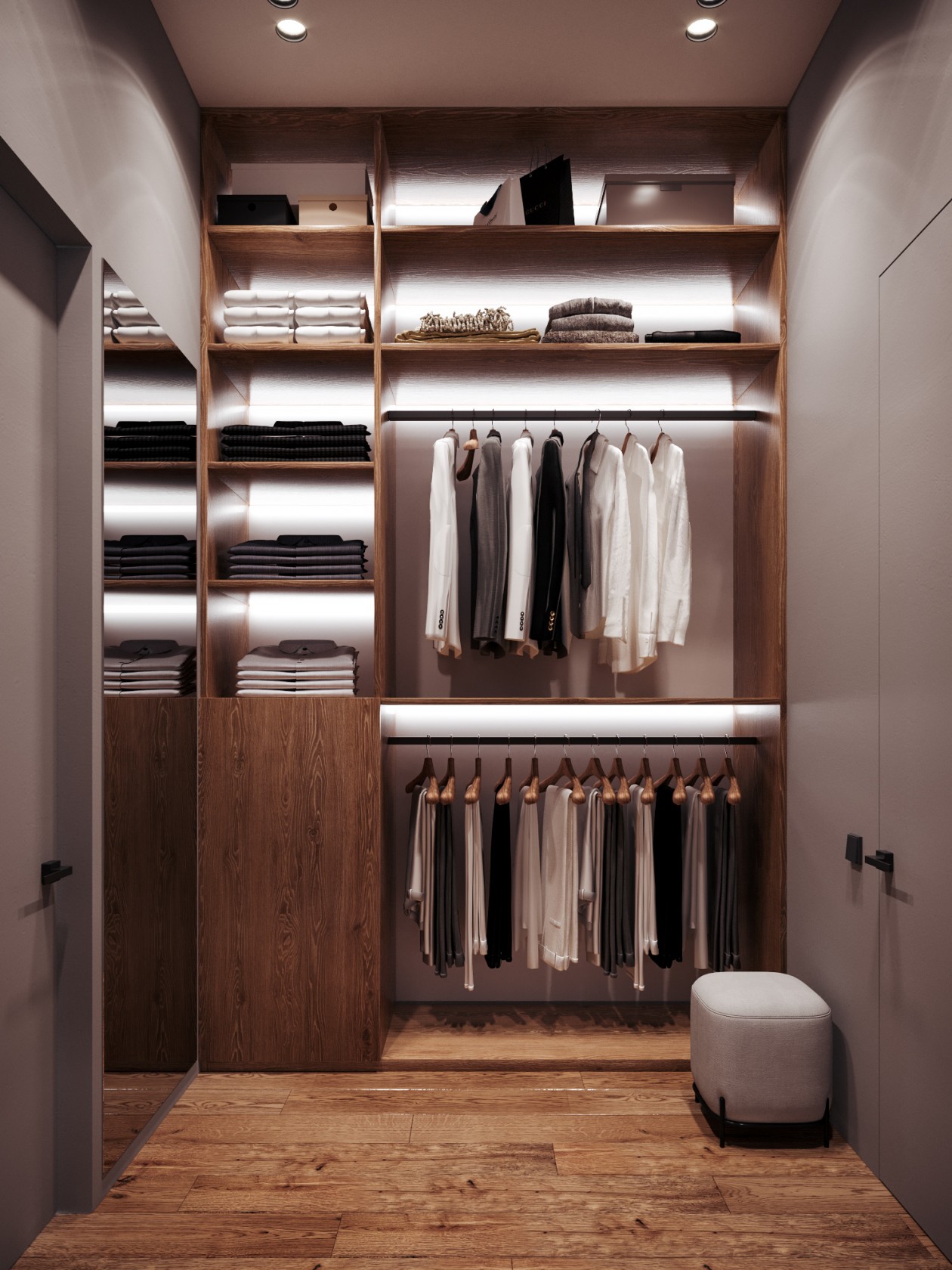 120㎡公寓 舒适温暖有质感的轻工业风 美腻-19