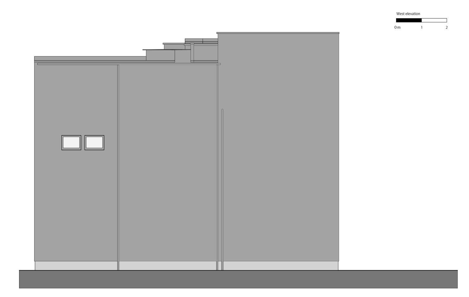 大阪密集住宅区的三层展示空间楼梯屋-39