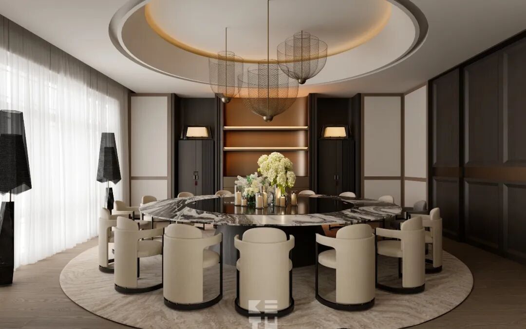 东方新韵—绍兴3000平院落大宅公区方案——科图设计×科图好宅-40