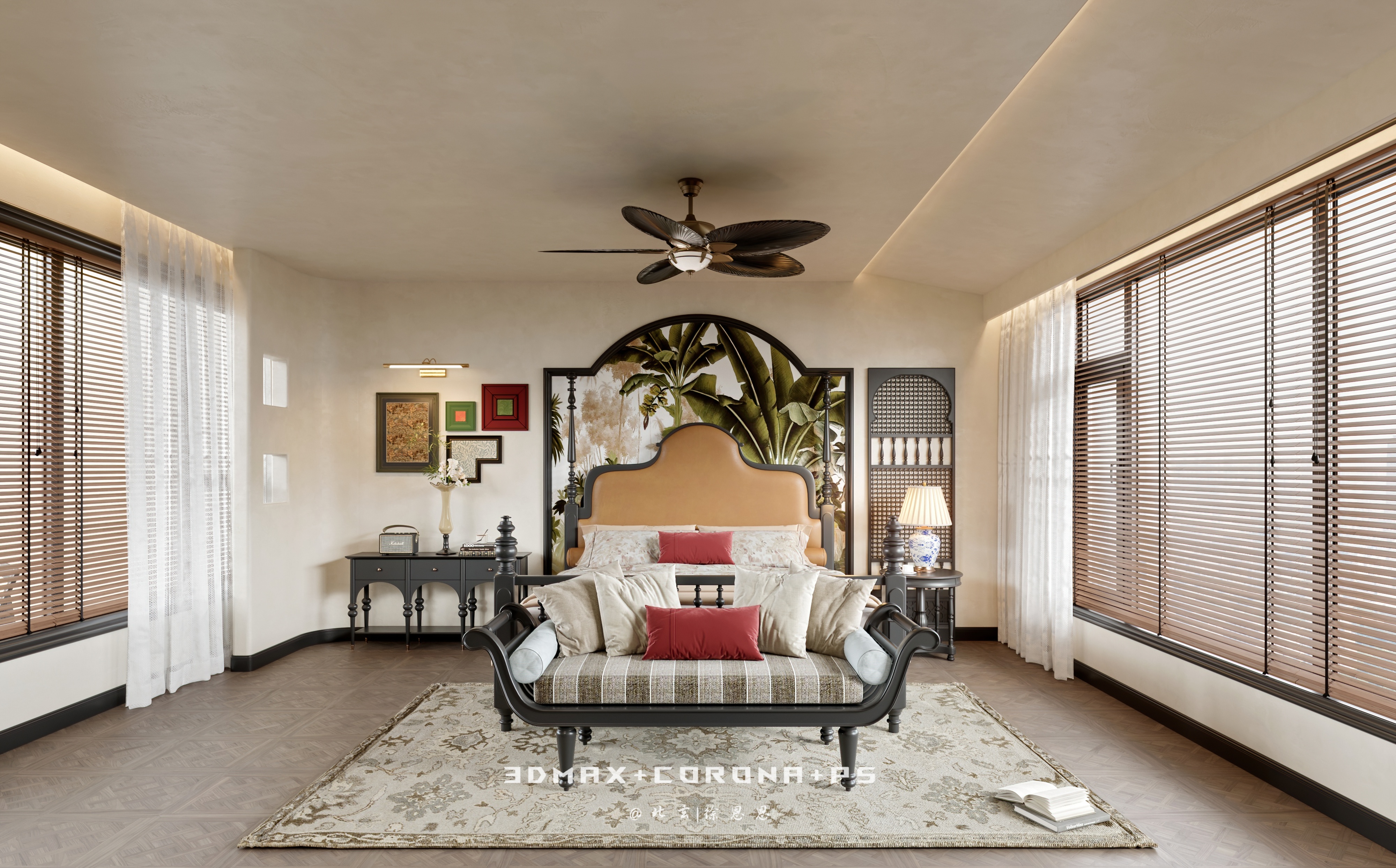 复古南洋风的浪漫居所，续写优雅摩登-11