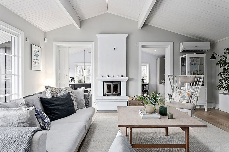 瑞典简约乡村小屋，经济实惠的舒适空间-4