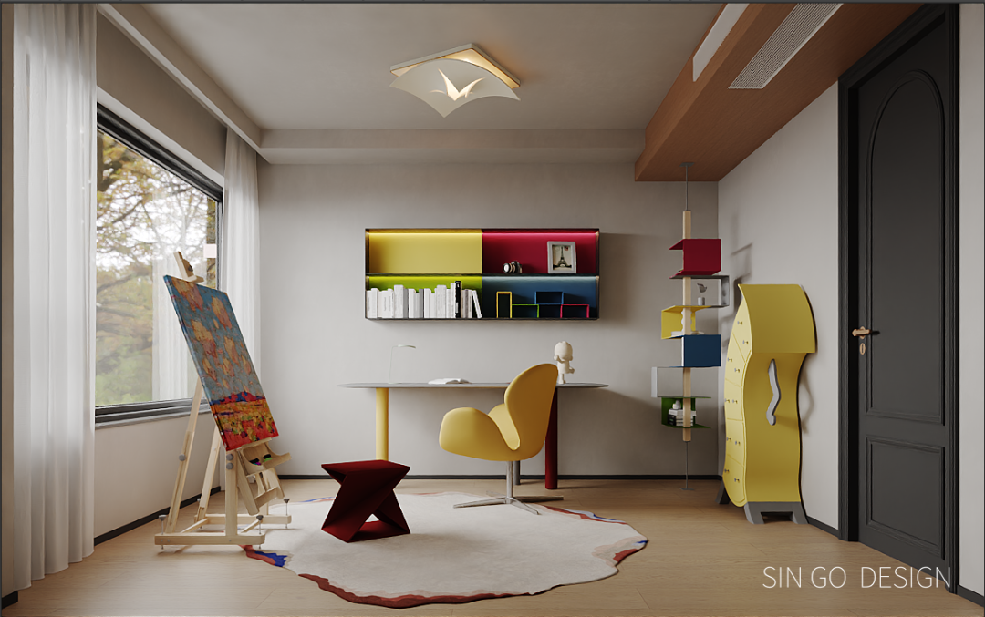 90 后潮人夫妻魔法城堡之家设计-29