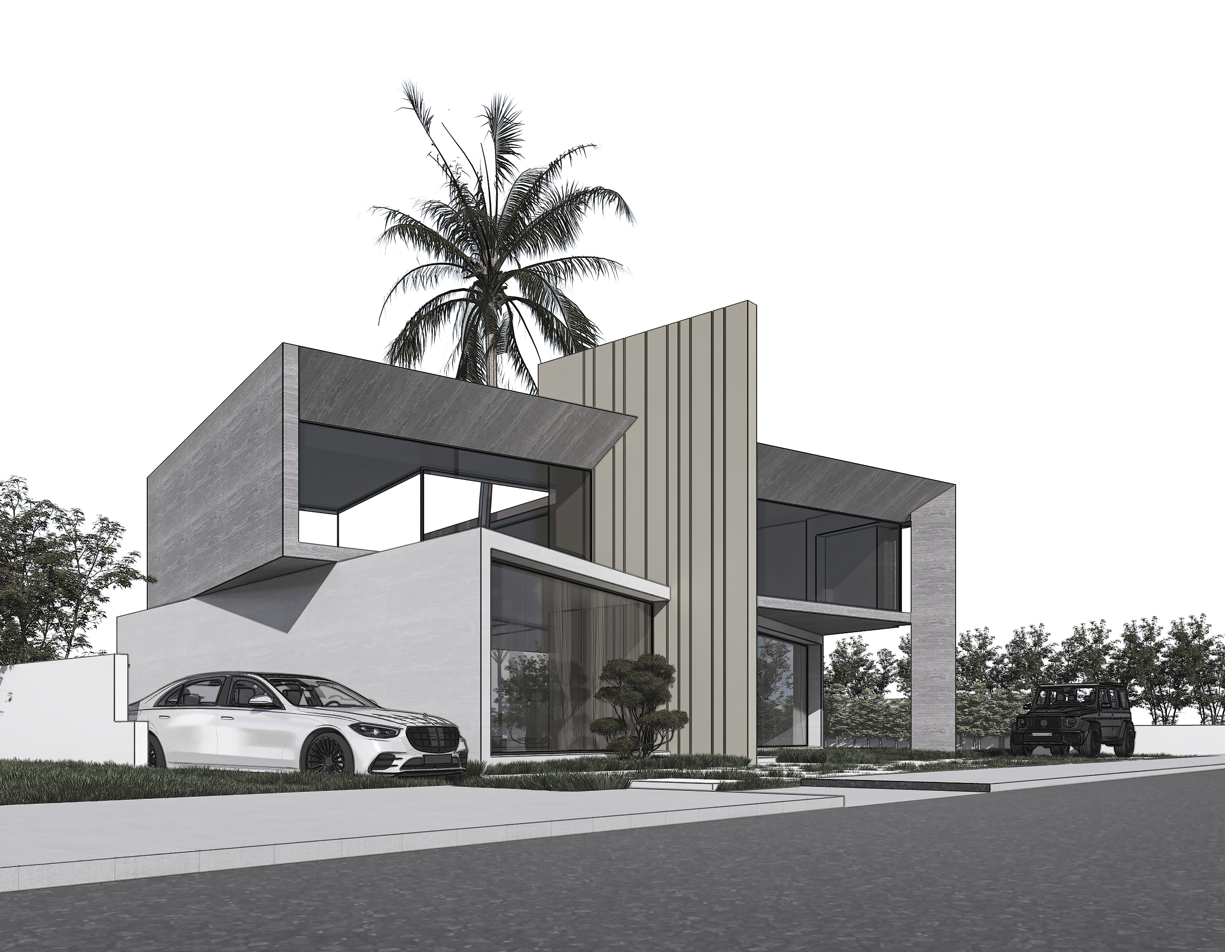 105 别墅迪拜,阿联酋丨阿联酋迪拜丨Concept Architectural Design-4