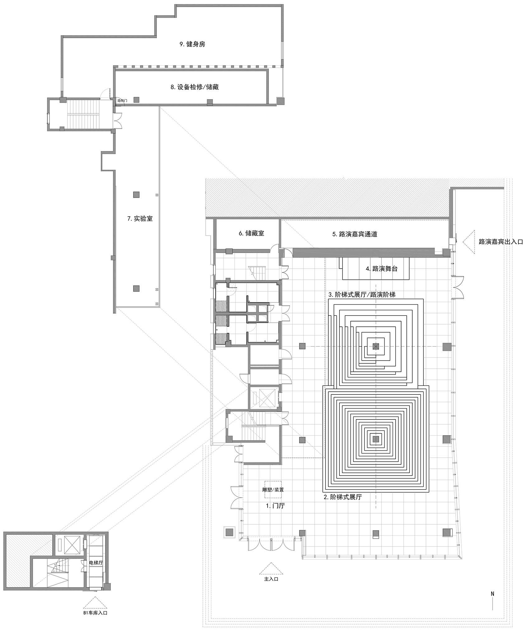 金字塔,拱券,十字与库布里克,润扬创新中心设计丨中国青岛丨单数设计 DANSU DESIGN-94