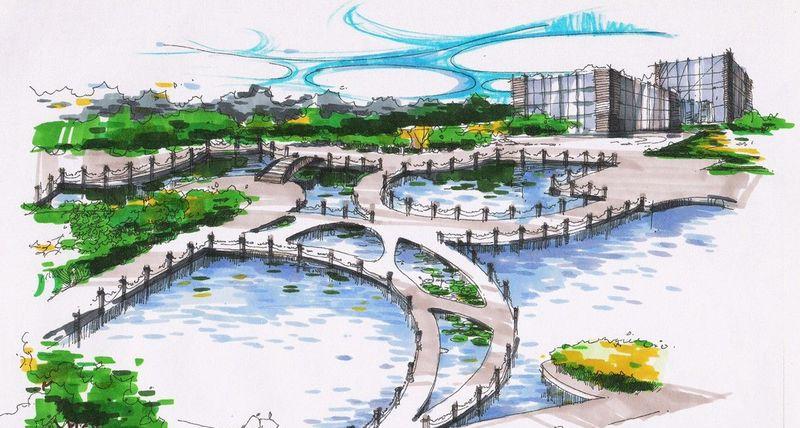 农安县生态园园区景观设计-6