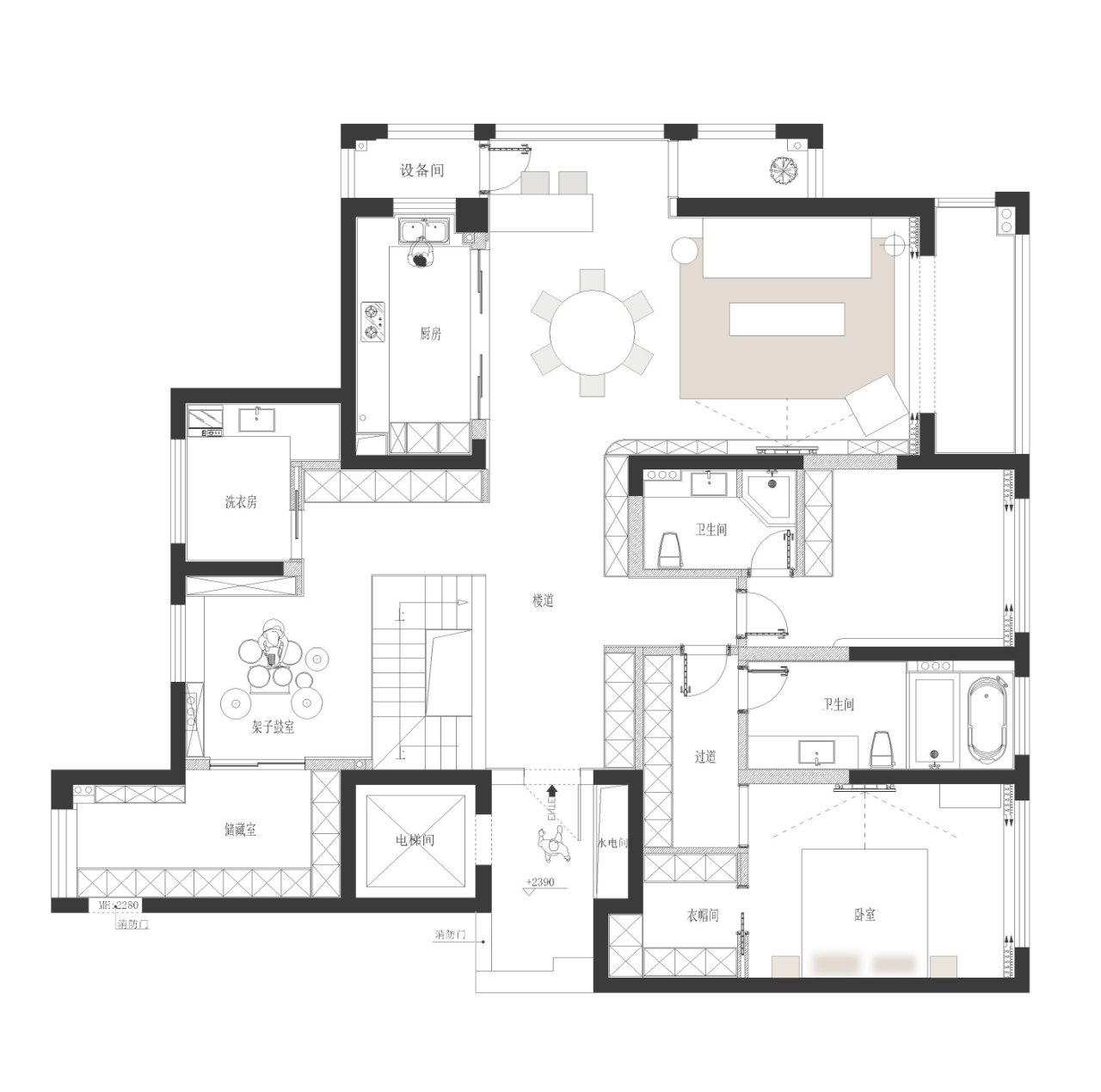 江景苑私宅设计丨中国宁波丨胡策,徐华佳-59