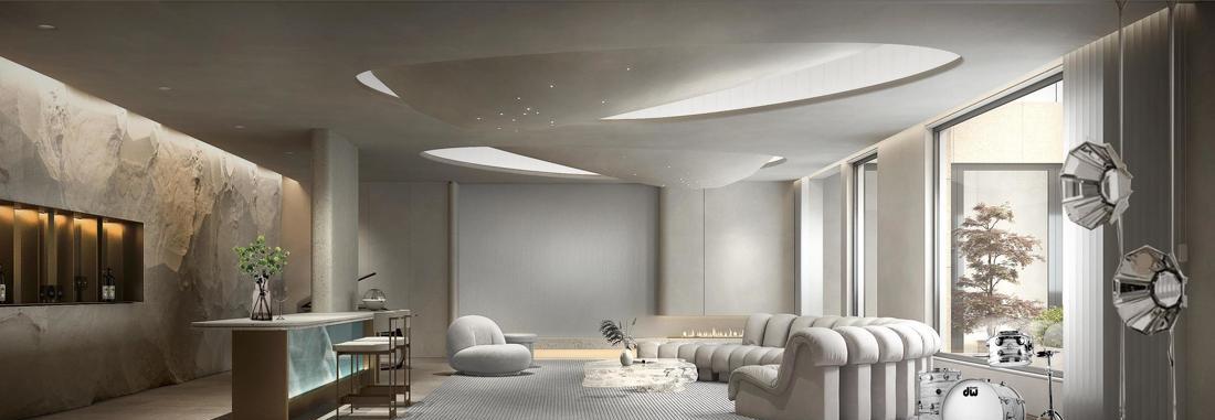 艺术吧台点亮未来艺术住宅-4