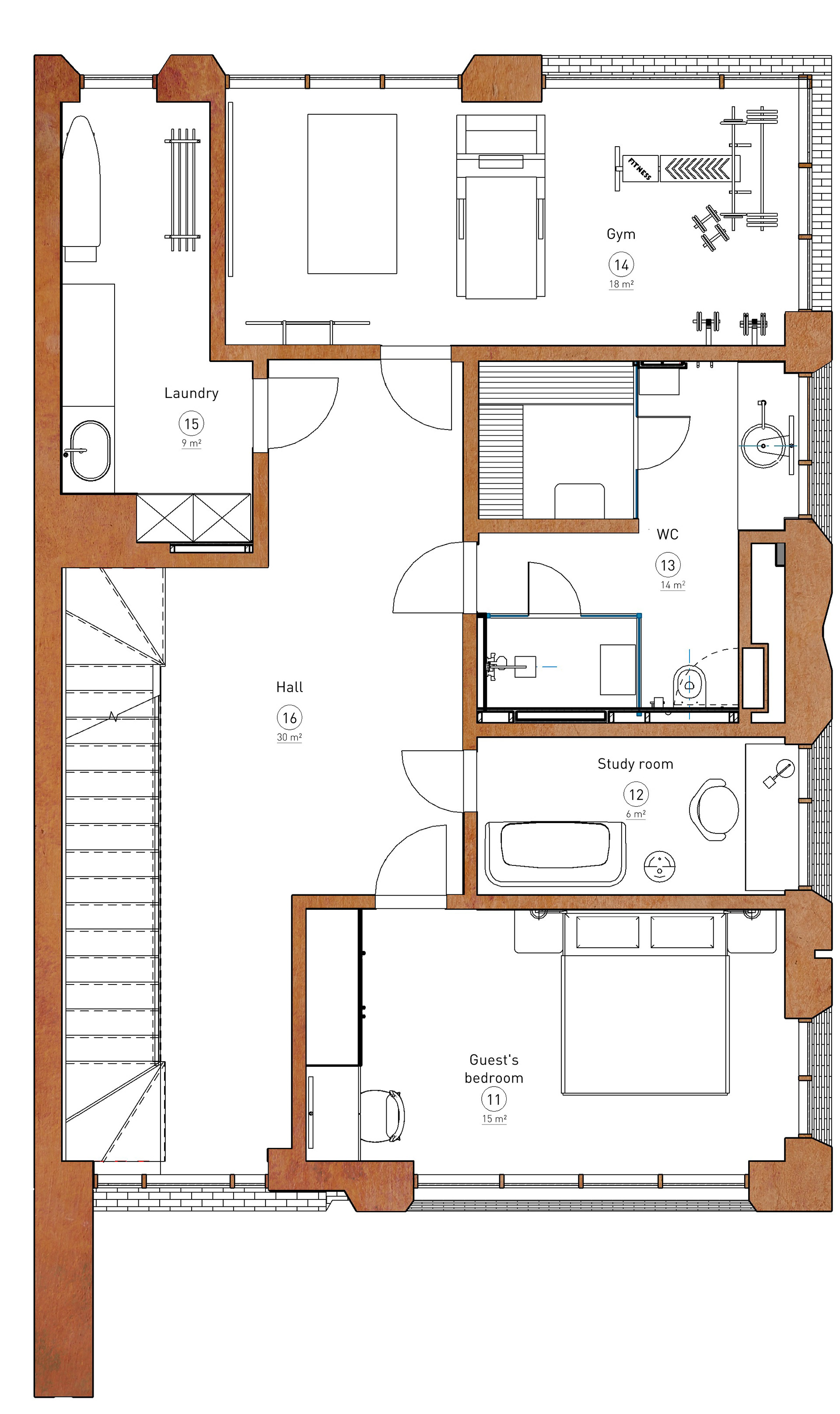 Townhouse in Moscow-9