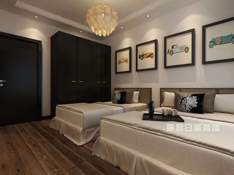 192㎡现代简约装修实景，暗黑系高端设计，动感格调并存-43