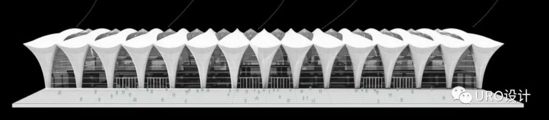 阿勒泰轻盈“天鹅”机场 | 自然采光与白色梦幻空间的完美结合-7