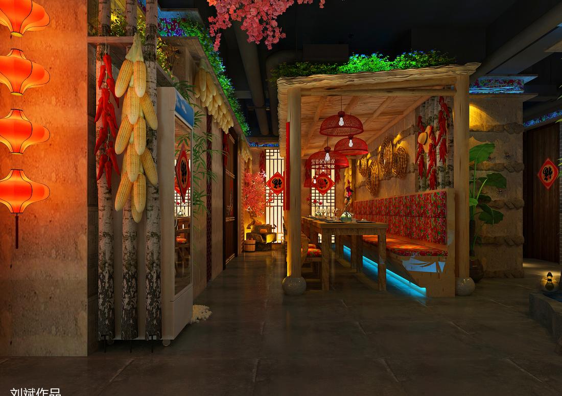 大连福记餐厅设计 | 精致公共空间与卫生间美学-5