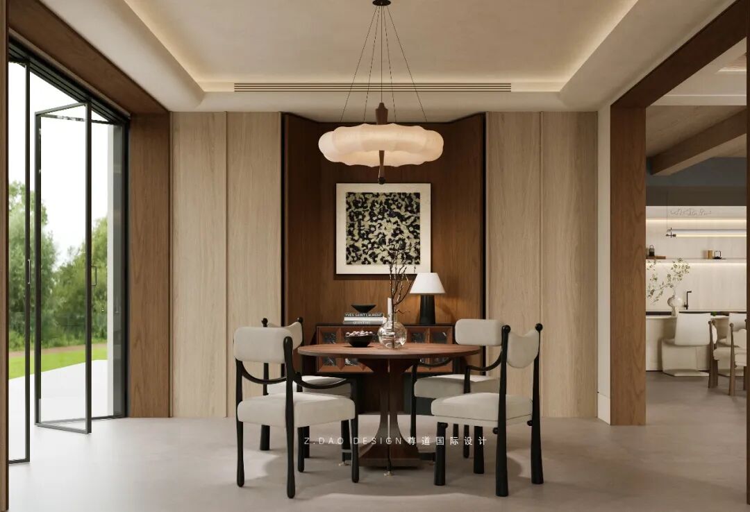 尊道新作|合肥『文一·塘溪津门』1000㎡折衷主义别墅，专治豪宅审美疲劳。-113