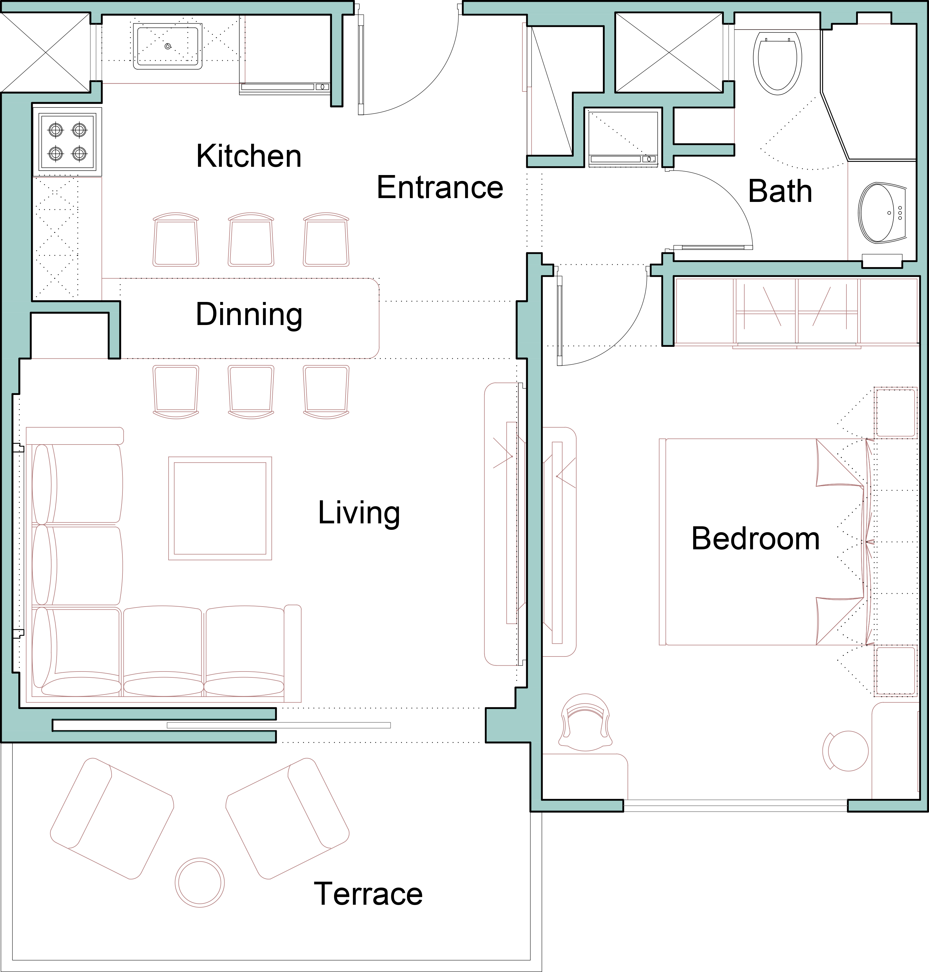 Studio Apartment at Greece.-9
