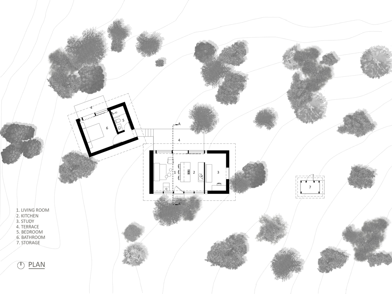 墨西哥 luciennaga 住宅丨莫罗·塔勒·德阿奎特拉,uno más uno-36