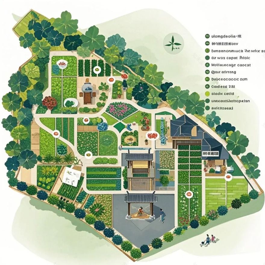 南方城市近郊100亩中草药农文旅规划设计建造与运营-213