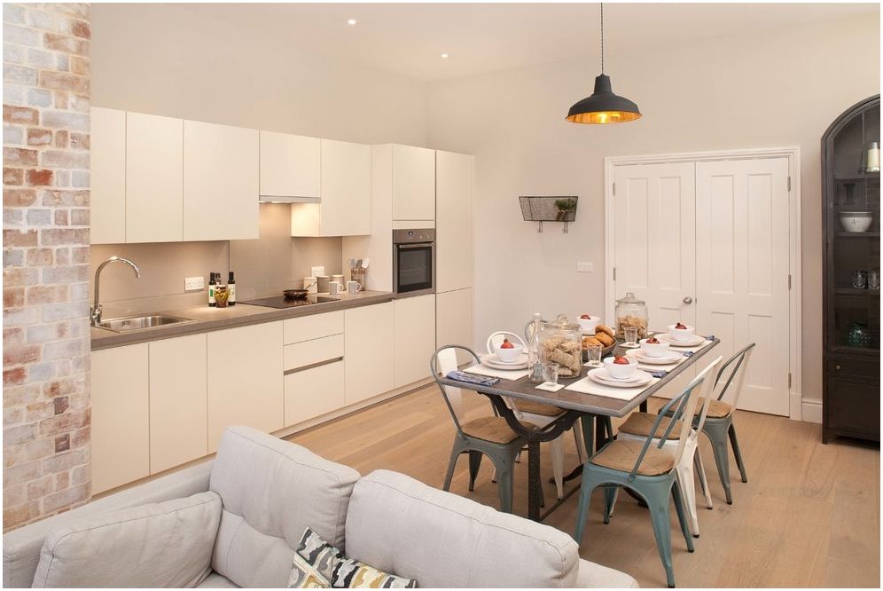 20平米厨房工作室与客厅一体化设计-139