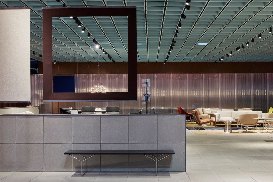 2018 米兰 Knoll 展馆 | 致敬布兰库西,模块化吊顶的现代演绎-5