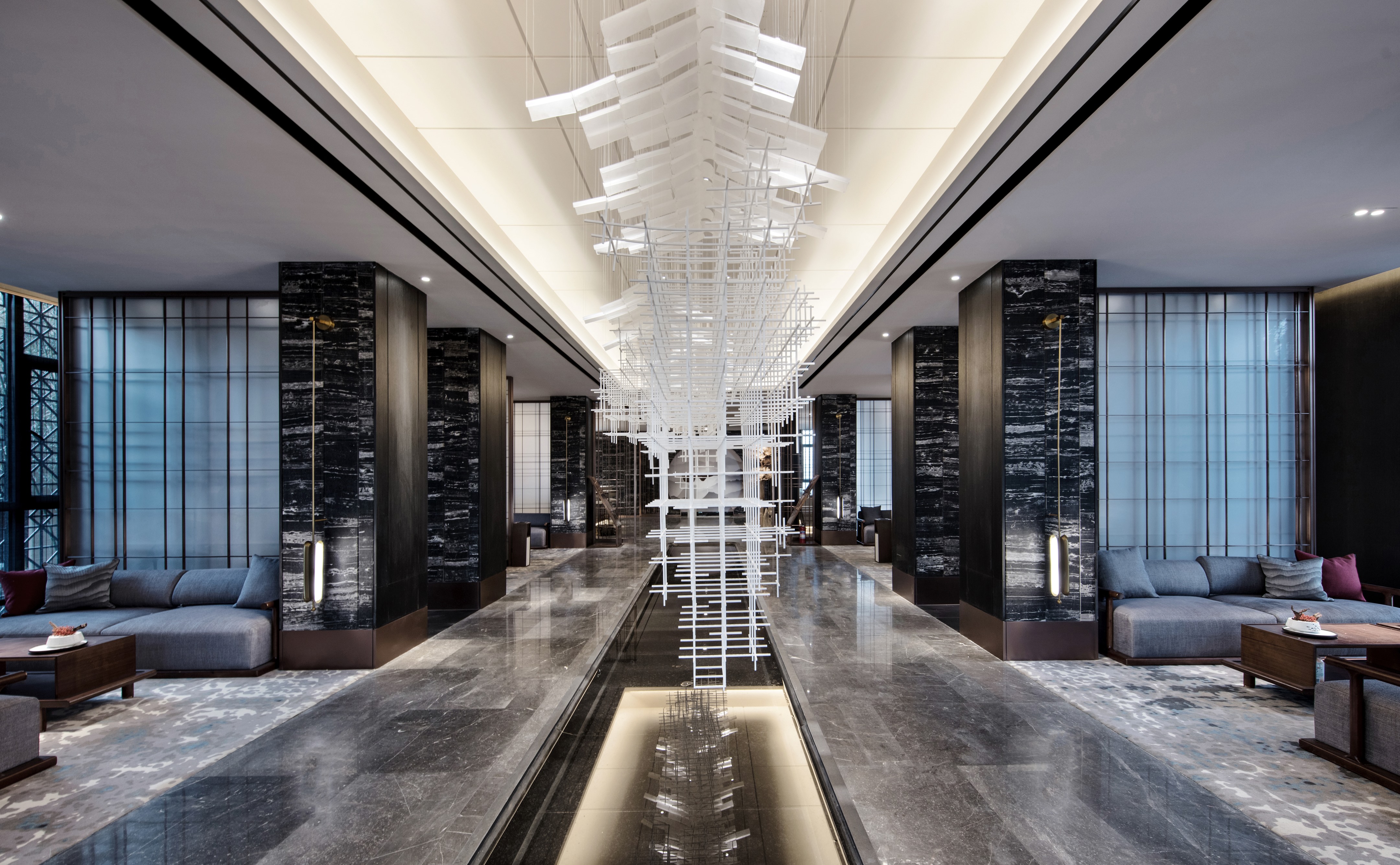 温润如玉,郑州宝龙珑玺售楼处设计-21