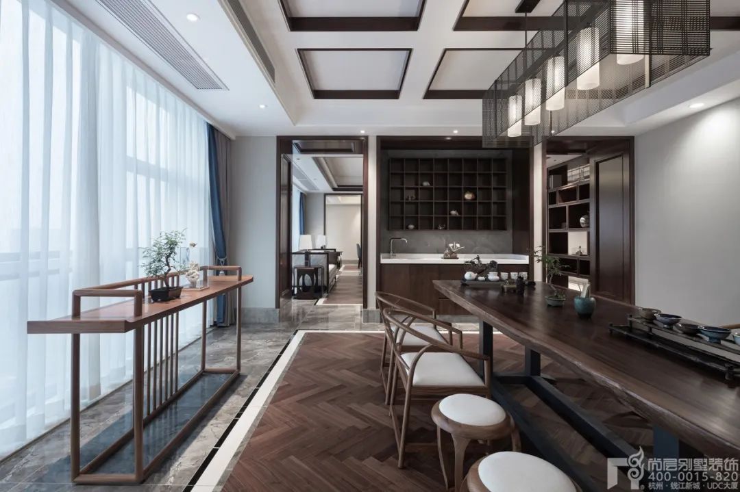 杭州御金台新中式别墅丨中国杭州丨尚层别墅装饰-33